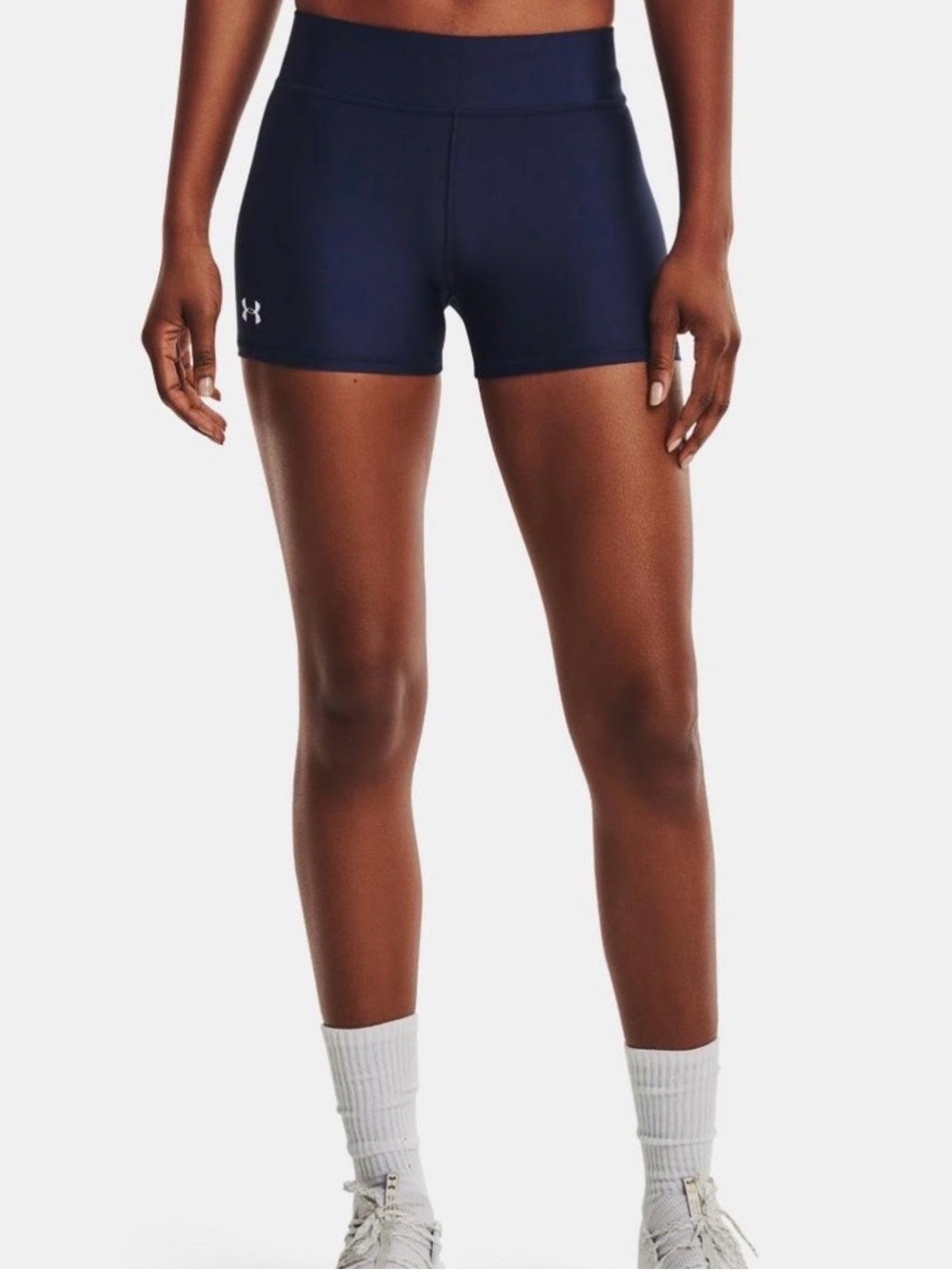 BRAND NEW Under Armour UA 3" Shorty Compression Spandex Shorts Size Small Navy